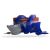Kit Plastice Polisport Yamaha WRF250 07-14 WRF450 07-11 Albastru/alb