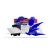 Kit Plastice Polisport Yamaha YZF250 10-13 Albastru/alb