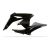 Laterale Rezervor Polisport Suzuki RMZ450 08-17 Negru