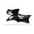 Laterale Rezervor Polisport Yamaha YZ 125/250 02-14 Negru