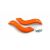 Plastice Laterale Handguard Cycra Probend CRM Portocaliu