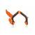 Protecție Cadru Xgrip Acerbis KTM 20-22 Portocaliu-negru